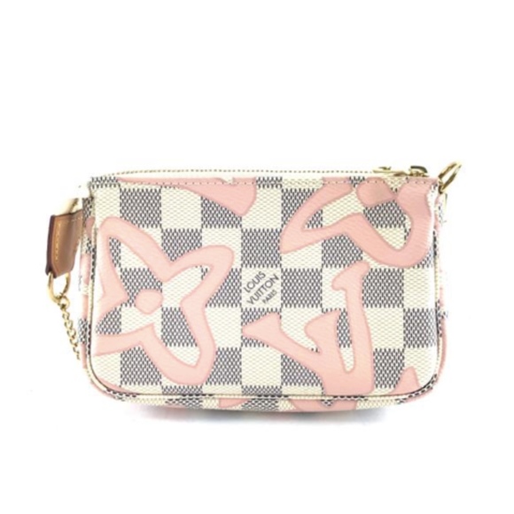 Tahitienne Damier Azur Chain Strap Clutch - Picture 3 of 8